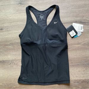 Nike DriFit Black Tank Top M NWT